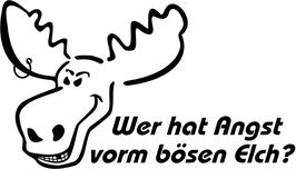 Elchaufkleber