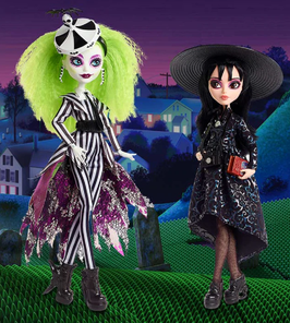 Monster High - Beetlejuice & Lydia Dolls NRFB (Rare)