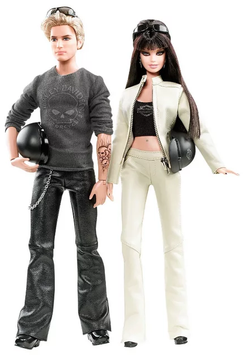 Harley Davidson Barbie & Ken Doll Set NRFB