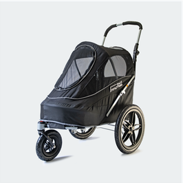 InnoPet® Fahrradanhänger "Sporty Trailer EVR" - IPS-059/EVR - schwarz