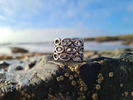 S013054 südsinn Fingerring Waben