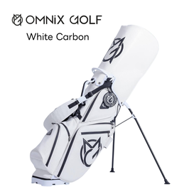 OMNIX GOLF White Carbon Caddy Bag