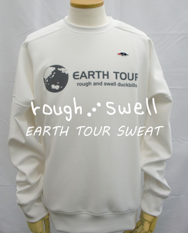 r&s EARTH TOUR SWEAT RSM-22207 WHITE
