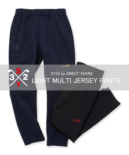 SY32 GOLF LIGHT MULTI JERSEY PANTS SYG-2218