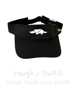 RSA-26006 rough&swell SOLID TOUR SUN VISOR BLACK