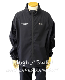 RSM-26082 rough&swell WHO CARES RAIN SUIT BLACK