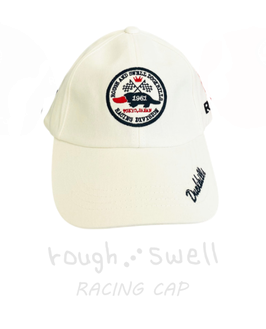 RSA-25203 rough&swell RACING CAP WHITE