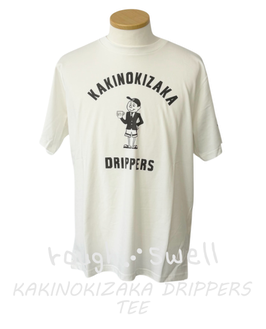 RSM-26112 rough&swell KAKINOKIZAKA DRIPPERS TEE WHITE