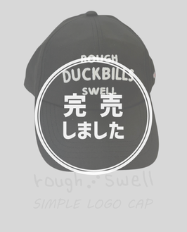 RSA-26002 rough&swell SIMPLE LOGO CAP BLACK