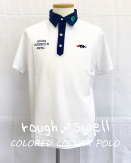 RSM-25006 rough&swell COLORED COLLAR POLO