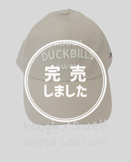 RSA-26002 rough&swell SIMPLE LOGO CAP BEIGE