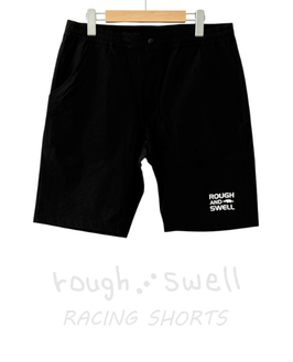 RSM-26051 rough&swell RACING SHORTS BLACK