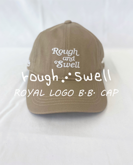 RSA-24004 rough&swell ROYAL LOGO B.B. CAP BEIGE