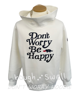 RSM-25208 rough&swell DON’T WORRY HOODIE WHITE