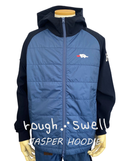 RSM-25252 rough&swell JASPER HOODIE BLUE GRAY