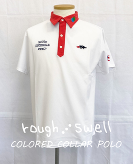 RSM-25006 rough&swell COLORED COLLAR POLO