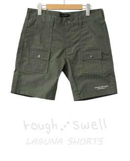 RSM-26065 rough&swell LAGUNA SHORTS MOSS GREEN
