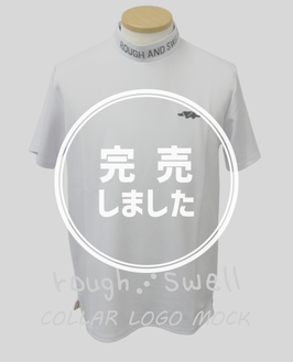 RSM-26036 rough&swell COLLAR LOGO MOCK WHITE