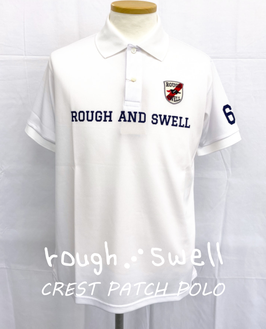 RSM-25016 rough&swell CREST PATCH POLO