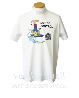 RSM-26027 rough&swell HOT DOGGER MOCK WHITE