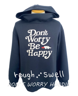 RSM-25208 rough&swell DON’T WORRY HOODIE NAVY