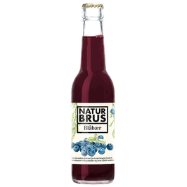 Naturbrus Blåbær 0,275l Glasflaske