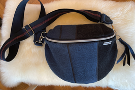Umhängetasche HappyColour Navy-Schwarz