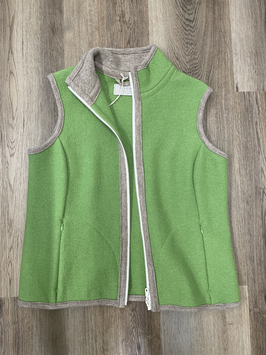 Weste Ponten mit Stehkragen Maigrün  Gr. XXL reduziert!