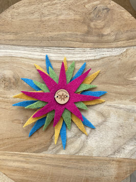 Walkblume HappyColour  groß Modell Klemme Farbe 4