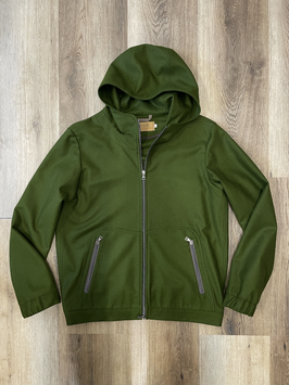 Lodenjacke Trettachspitze Light mit Kapuze unifarbig
