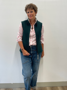 Weste "Fellhorn" aus Walkloden mit Stehkragen