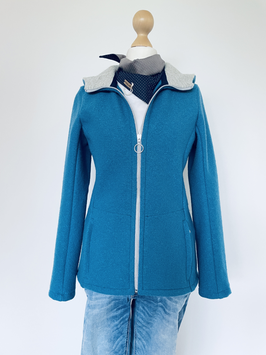 Walkjacke Fellhorn Light mit Kapuze Bergsee-Kiesel