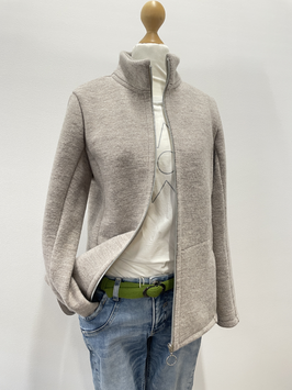 Walkjacke Fellhorn Light mit Stehkragen Sandmuschel