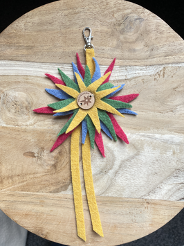 Walkblume HappyColour  klein Modell Hänger mit Karabiner Farbe 20
