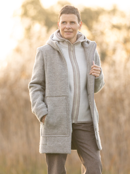 Walkparka Stuiben mit Kapuze Natur