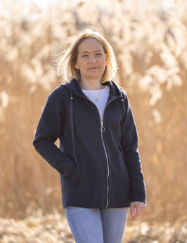 Walkjacke Tura Nachtblau