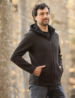 Walkjacke "Nebelhorn" mit Kapuze