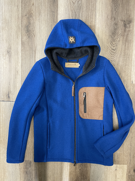 Walkjacke "Nebelhorn" LIGHT mit Kapuze und Außentasche