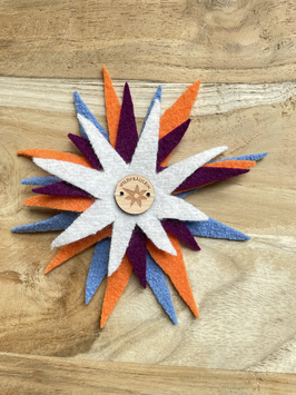 Walkblume HappyColour  groß Modell Klemme Farbe 6