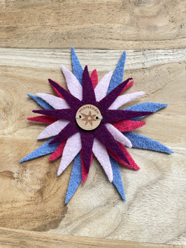 Walkblume HappyColour  klein Modell Brosche Farbe 10