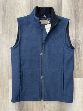 Walkweste "Besler" mit Stehkragen Navy