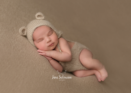 Fotoaccessoire Baby Fotografie Baby Teddy Mütze Neugeborenenfotografie Requisiten Baby Jungen Set Baby Jungen Set Neugborenen Foto Set