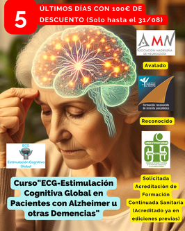 Pago único exalumno del CURSO "ECG-Estimulación Cognitiva Global en Pacientes con Alzheimer u otras Demencias"