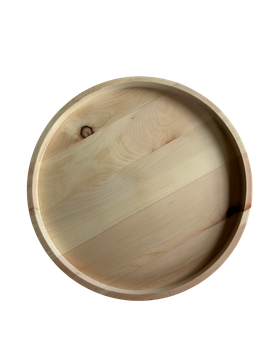 Wooden plate -  100% pure natural untreated Swiss stone pine wood called "Zirbe, Zirbelkiefer or Arve"