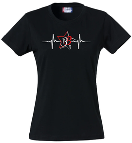 T'SHIRT DAMEN "HEARTBEAT"