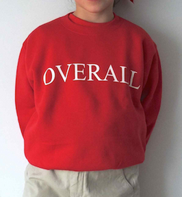 Sudadera Roja Overall