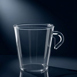 Espresso- und Kaffee-Tassen 0.1l, 0.2l, 0.3l und 0.4l SAN, stapelbar