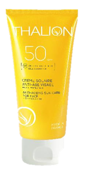 Crème Solaire Visage Anti-âge FPS50+   Thalion /  50 ml