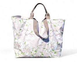 Badetasche XL Softwachstuch Nishio naturel