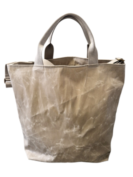 Shopper / Einkaufstasche Waxed Canvas beige